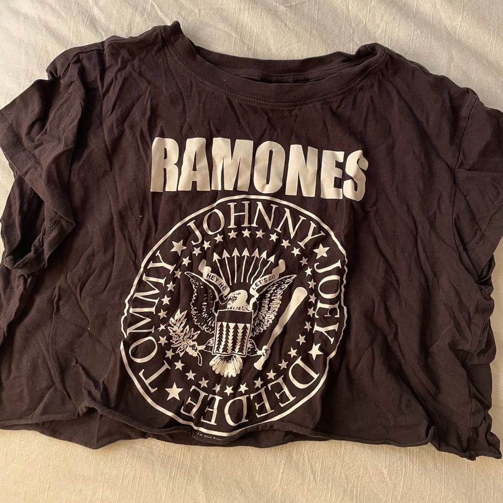 ramones cropped tee